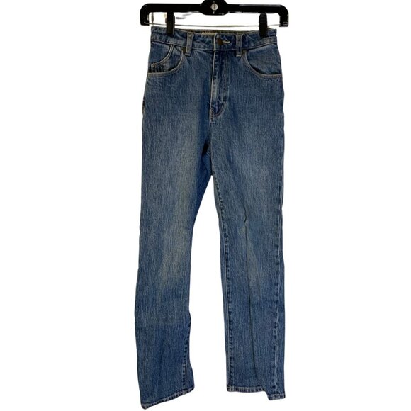 Rolla's Women's Original High Rise Straight Jeans Size 24 Blue Ankle Comfort - Picture 1 of 10